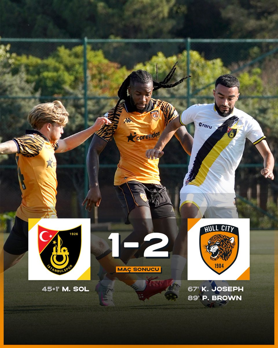 Maç Sonucu | 🟡 1-2 🐯

🟠⚫️ Türkiye kampımızın ilk maçında Riva'da İstanbulspor karşısında 2-1 galip geliyoruz.

#hcafc