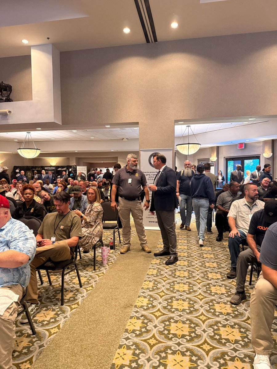 LtGovJonesGA's tweet image. Honored for the opportunity to speak at the GA Gang Investigators Conference today.
I'm proud to support our law enforcement in every zip code and every role. From pay raises and benefits to cracking down on gang crime, I’ll keep fighting for those who fight for us. #gapol