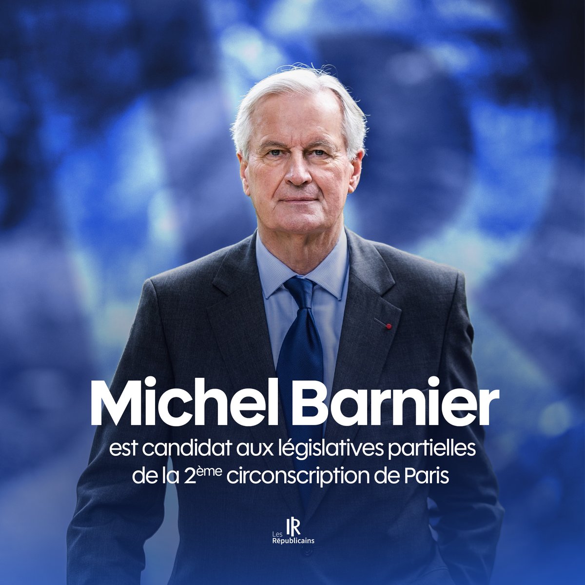 les Républicains (@lesrepublicains) on Twitter photo Notre prochain député
<a href="/MichelBarnier/">Michel Barnier</a> est candidat aux législatives partielles dans la deuxième circonscription de Paris. Notre prochain député
<a href="/MichelBarnier/">Michel Barnier</a> est candidat aux législatives partielles dans la deuxième circonscription de Paris.