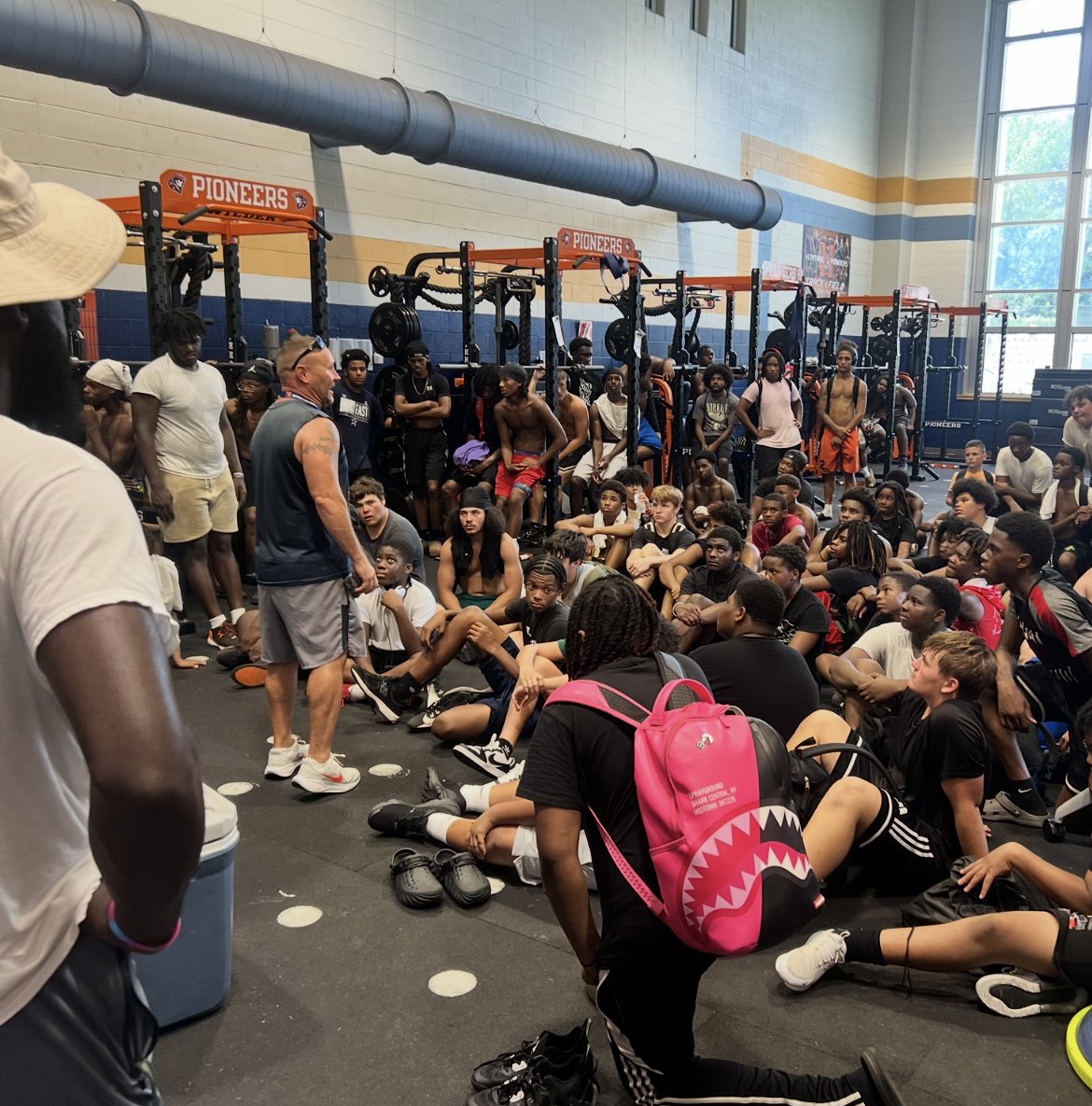 Dayn Washburn (@coachwashdc) on Twitter photo Loved having the Sandusky Middle School Coaches and Players join us for workouts today. Was great to see the present and future working hard together! #Pioneers <a href="/hhspioneersfb/">Brad Bradley</a> Loved having the Sandusky Middle School Coaches and Players join us for workouts today. Was great to see the present and future working hard together! #Pioneers <a href="/hhspioneersfb/">Brad Bradley</a>