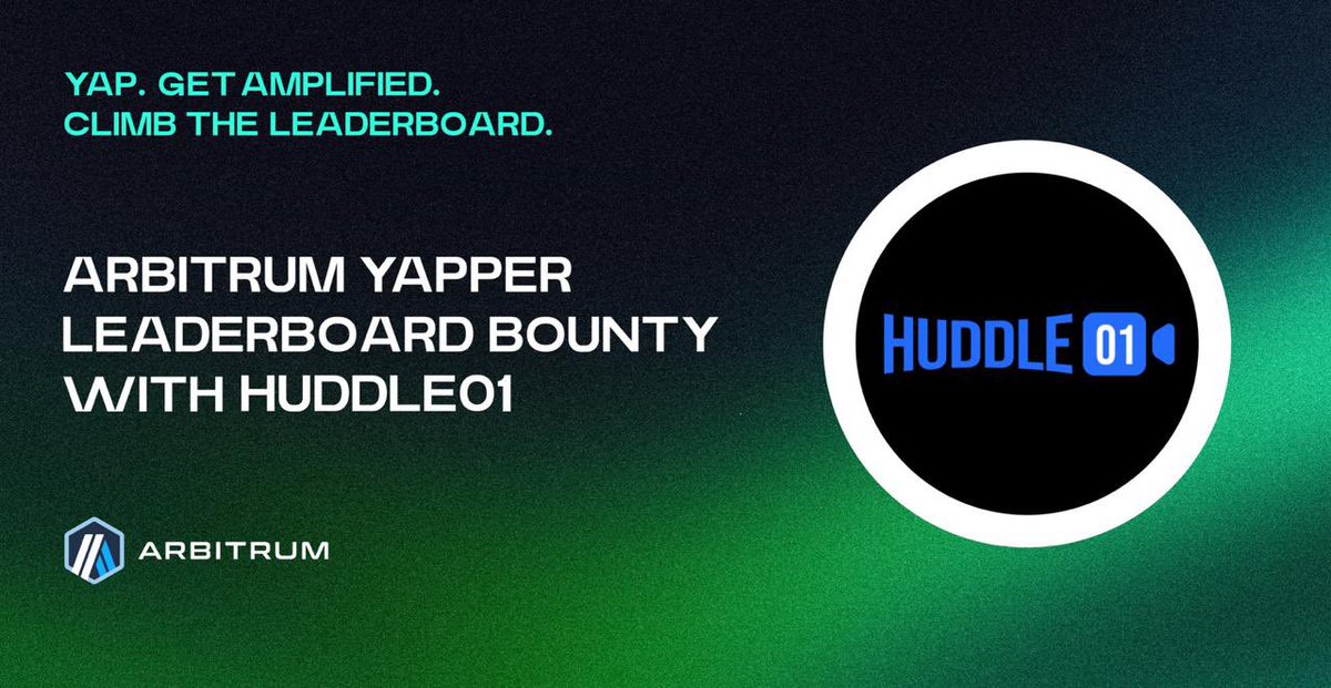 yap. yap. yap. and then yap some more. 

it’s time to get the yappers on the leaderboard. 

Keep yapping about the HUDL Network and <a href="/arbitrum/">Arbitrum</a> promoting “HUDL Everywhere. Arbitrum Everywhere.”

Best tweets will be amplified. 

How to get on the leaderboard? 👇