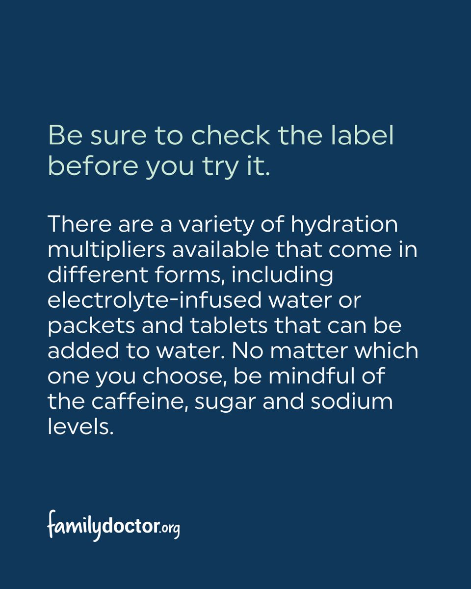 familydoctor's tweet image. Have you been considering trying hydration multipliers? 💦 @aafp’s @ShannonDowlerMD breaks down what you need to know and how to use them properly this summer with @CBSNews! Check it out: cbsn.ws/4lLuTpd