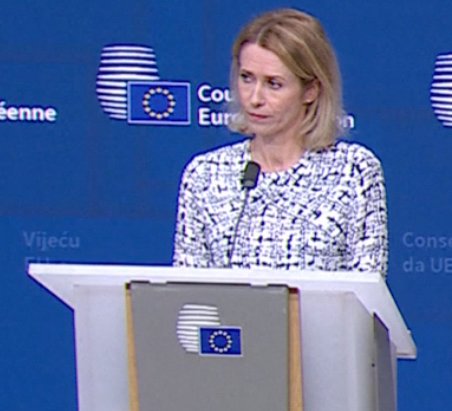 terischultz's tweet image. Cold water from EU foreign policy chief Kallas on &quot;new&quot; &quot;US plan&quot; for Ukraine:
&quot;We are doing as much as we can...[T]he call is that everybody would do the same. If you promise to give the weapons but say somebody else is going to pay for it, it&apos;s not really given by you, is it?&quot;