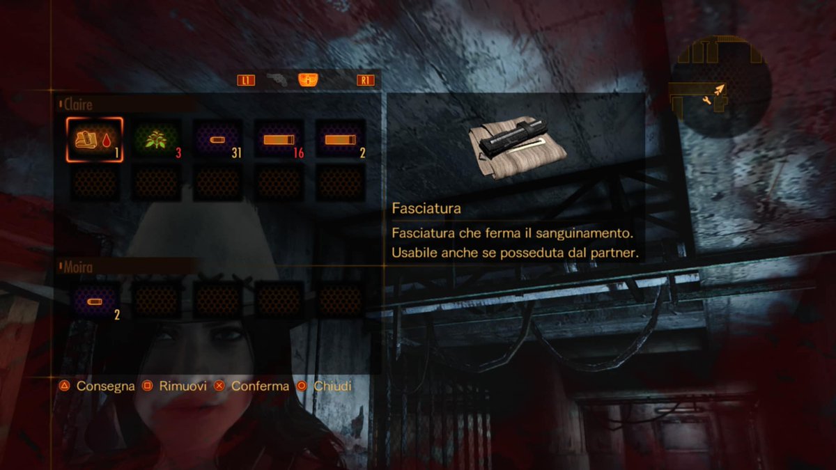 JillJVF96's tweet photo. #RERevelations2 Tourniquet item which is needed for stopping bleeding in gameplay was featured in the first #RERevelations but for plot reasons only. #ParkerLuciani helps #RaymondVester right with this object.

#ResidentEvil #REBHFun #ClaireRedfield #RErev #RErev2 #バイオハザード https://t.co/jrC5uFyqap