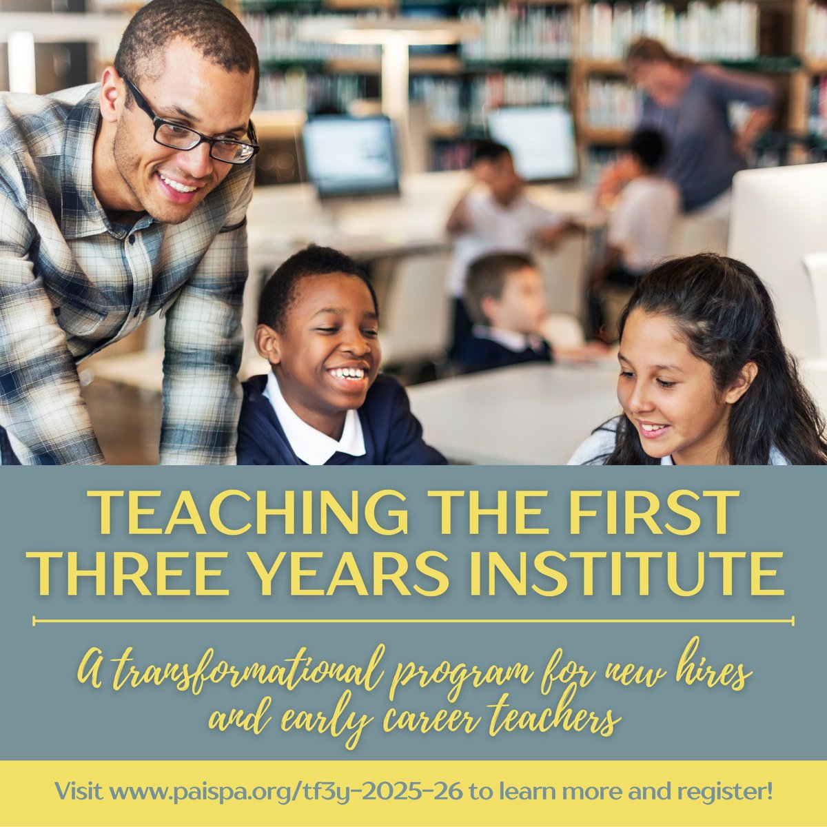 Teaching the First Three Years Institute is an exceptional program for early career teachers, led by an outstanding group of educators. Visit paispa.org/tf3y-2025-26 to learn more and register! The deadline to register is July 25. #independentschools #IndependentSchoolTeacher