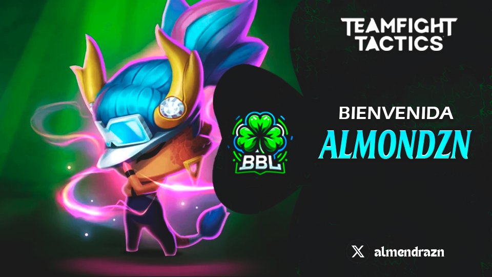 Últimamente se está descubriendo mucho talento femenino en la región. 

En nuestra familia también tenemos ese talento por parte de la perspicaz 💟<a href="/almendrazn/">Almendra</a> . 

La temeraria jugadora formará parte del equipo.

Better be Lucky.☘️

#BBL #BBLTeam