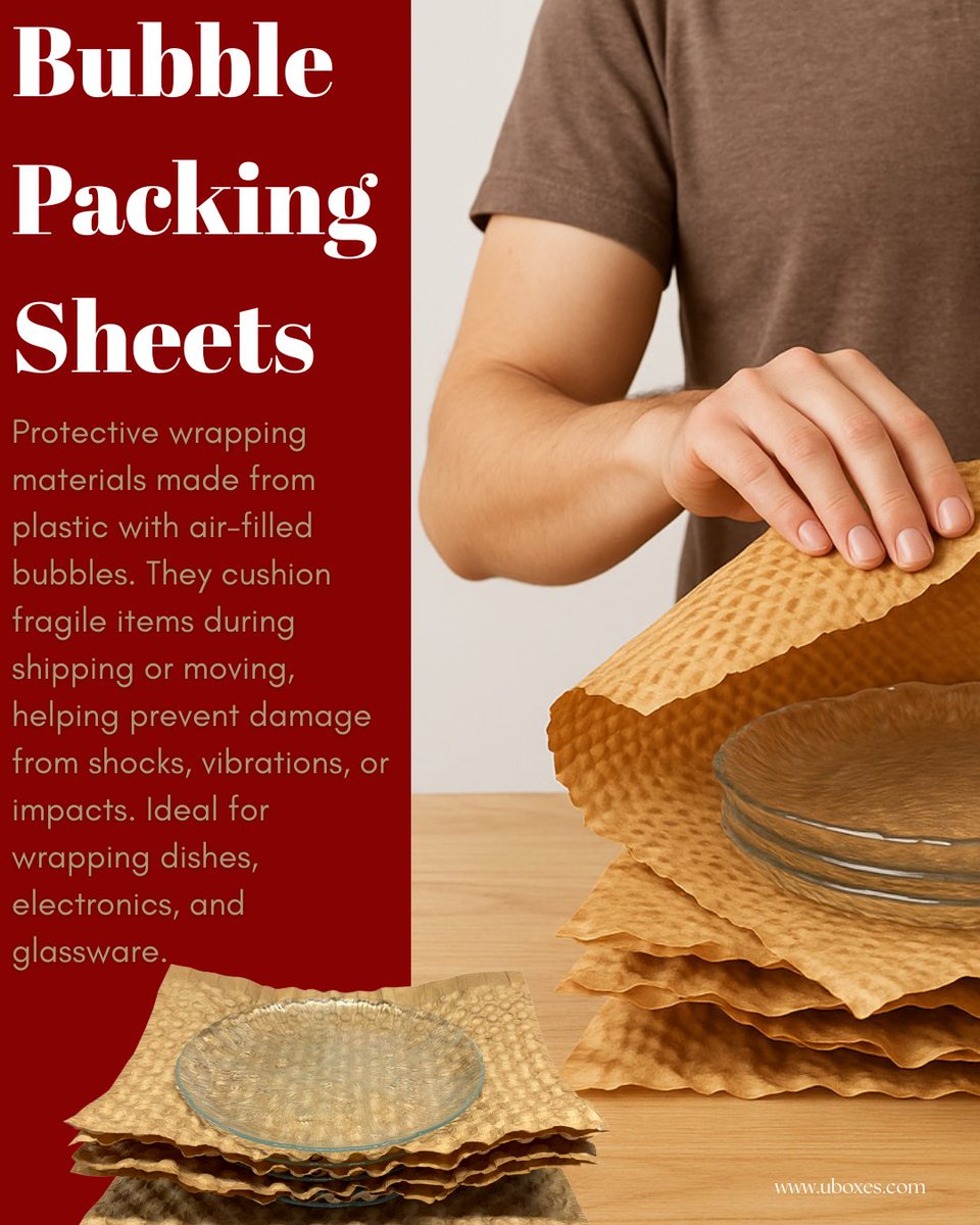 Protect What Matters Most!
Wrap your fragile items with confidence using our Bubble Packing Sheets! Perfect for moving, shipping, or storage. They cushion against bumps, drops, and scratches.

#MovingMadeEasy #BubbleWrap #PackingEssentials #SafeShipping