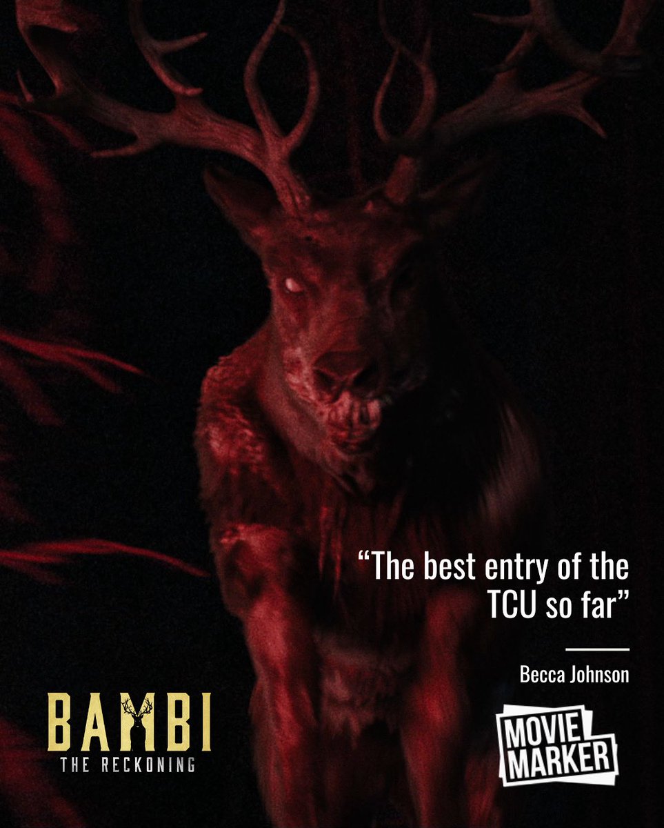 Bambi_horror's tweet image. "The best entry of the TCU so far". #BambiTheReckoning is only in theaters July 25. Get tickets now!