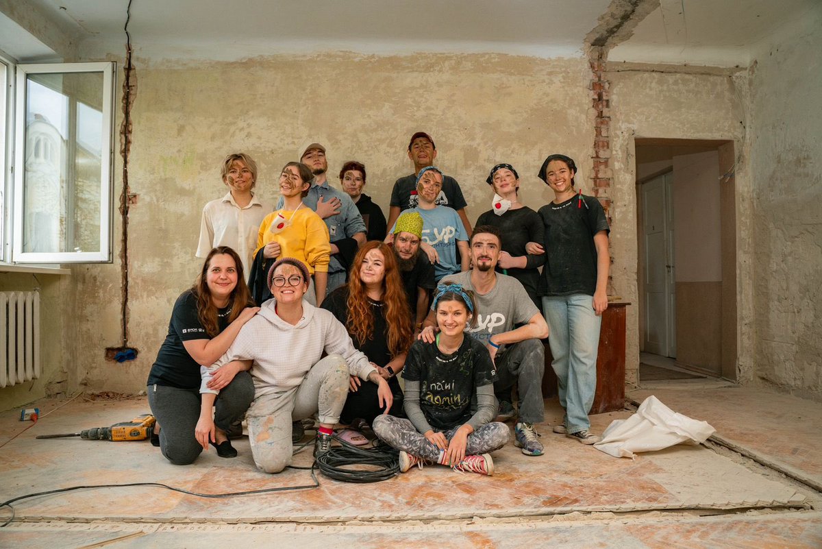My friend in Kyiv is helping build a youth space in Byshiv, a village devastated by war. Teens lost their school + cultural center — now they’re rebuilding together.

Help raise funds to make it happen. Every share &amp; donation counts. 💛

Links in Bio