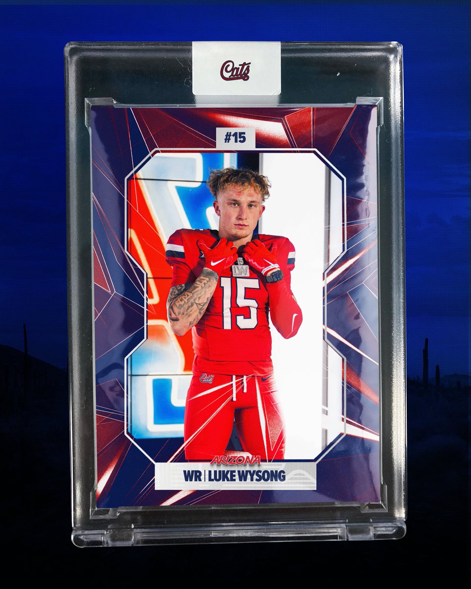 ArizonaFBall's tweet image. 𝗥𝗢𝗟𝗟 𝗖𝗔𝗟𝗟 📣
Get to know RS Senior Wide Receiver @LukeWysong!