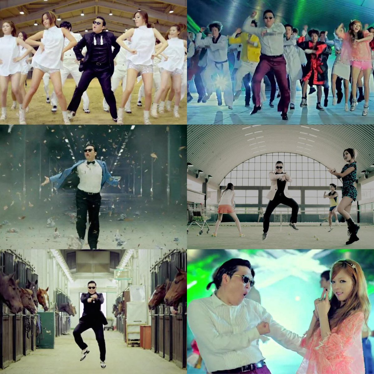 Hoy hace 13 años, #PSY lanzó 'Gangnam Style'.