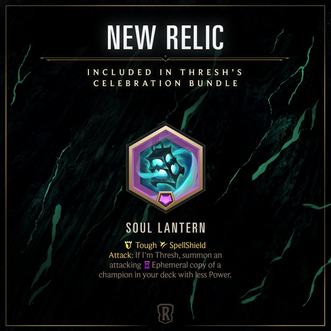 PlayRuneterra's tweet image. There's nowhere to hide. Thresh receives a brand new constellation in Patch 6.7, live on July 16.