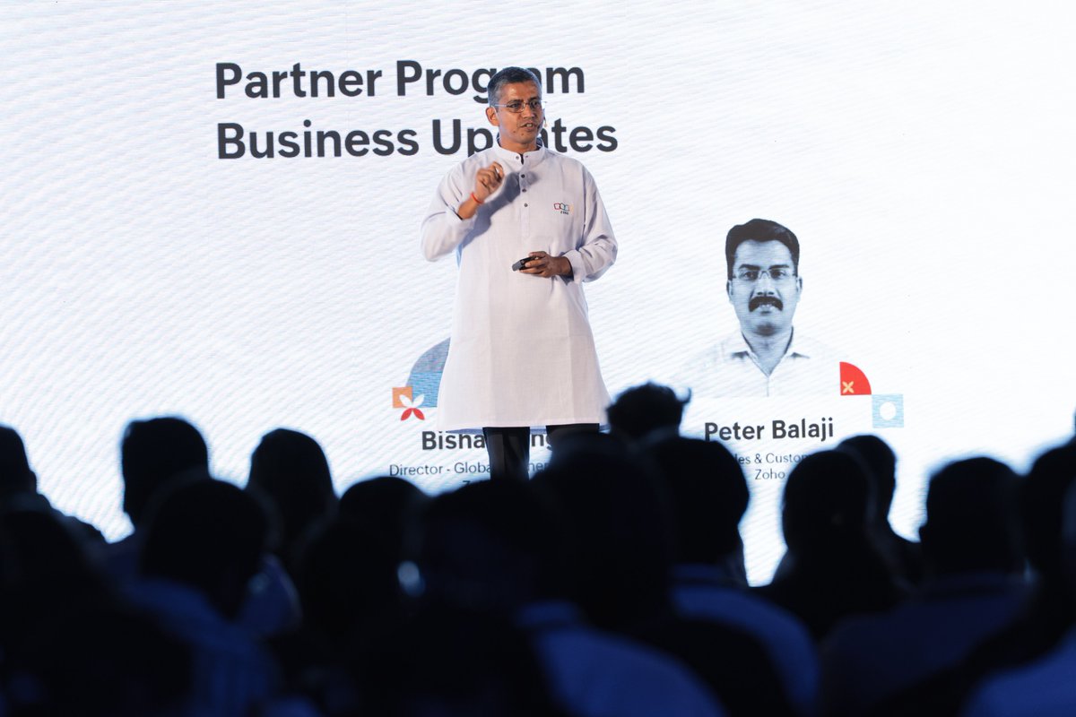 Zoho's tweet image. There’s something special about a room full of people building with purpose. #ZohoInspire2025 gave us that—and more. 😇
We discussed the strength of our Indian partner network, explored vertical solutions, addressed AI challenges like hallucinations, and shared how lasting…