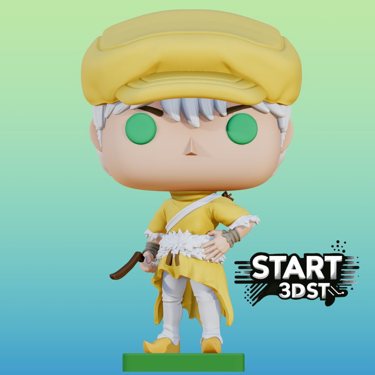 start3dst's tweet photo. Ukyo saionji Funko-style model from the anime Dr. Stone.
Model file for sale (stl)
Price 10$. (Incluides both poses).
IS avalible too on cults.
#manga #3dmodel #ippo #3d #stl #customfunko #anime #chibi #drstone #zbrush #funko #funkopop #customfunkopop #anime3d #customfigure https://t.co/RqWsvGxAIJ