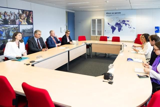 Youssef Raggi (@youssefraggi) on Twitter photo I met with the European Commissioner for Equality and Crisis Management, <a href="/hadjalahbib/">Hadja Lahbib</a>, where I emphasized the necessity for the international community to accept the principle of facilitating the return of Syrian displaced persons to their country, now that the causes of I met with the European Commissioner for Equality and Crisis Management, <a href="/hadjalahbib/">Hadja Lahbib</a>, where I emphasized the necessity for the international community to accept the principle of facilitating the return of Syrian displaced persons to their country, now that the causes of