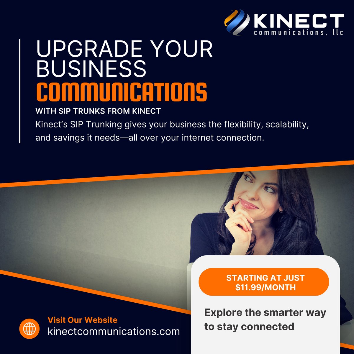 KinectCommunic1's tweet image. 📞 Upgrade Your Business Communications with SIP Trunks from Kinect

Explore the smarter way to stay connected:
👉 hubs.la/Q03xk5Kn0

#SIPTrunking #BusinessVoIP #SmartCalling #KinectCommunications