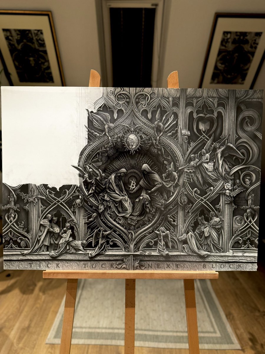 Do you like #Bitcoin art that embodies true proof-of-work?

Here is a list of the 21 most elaborate and time-consuming drawings I have made in the last 3 years.

Which of these drawings would you hang up in your home? ⬇️