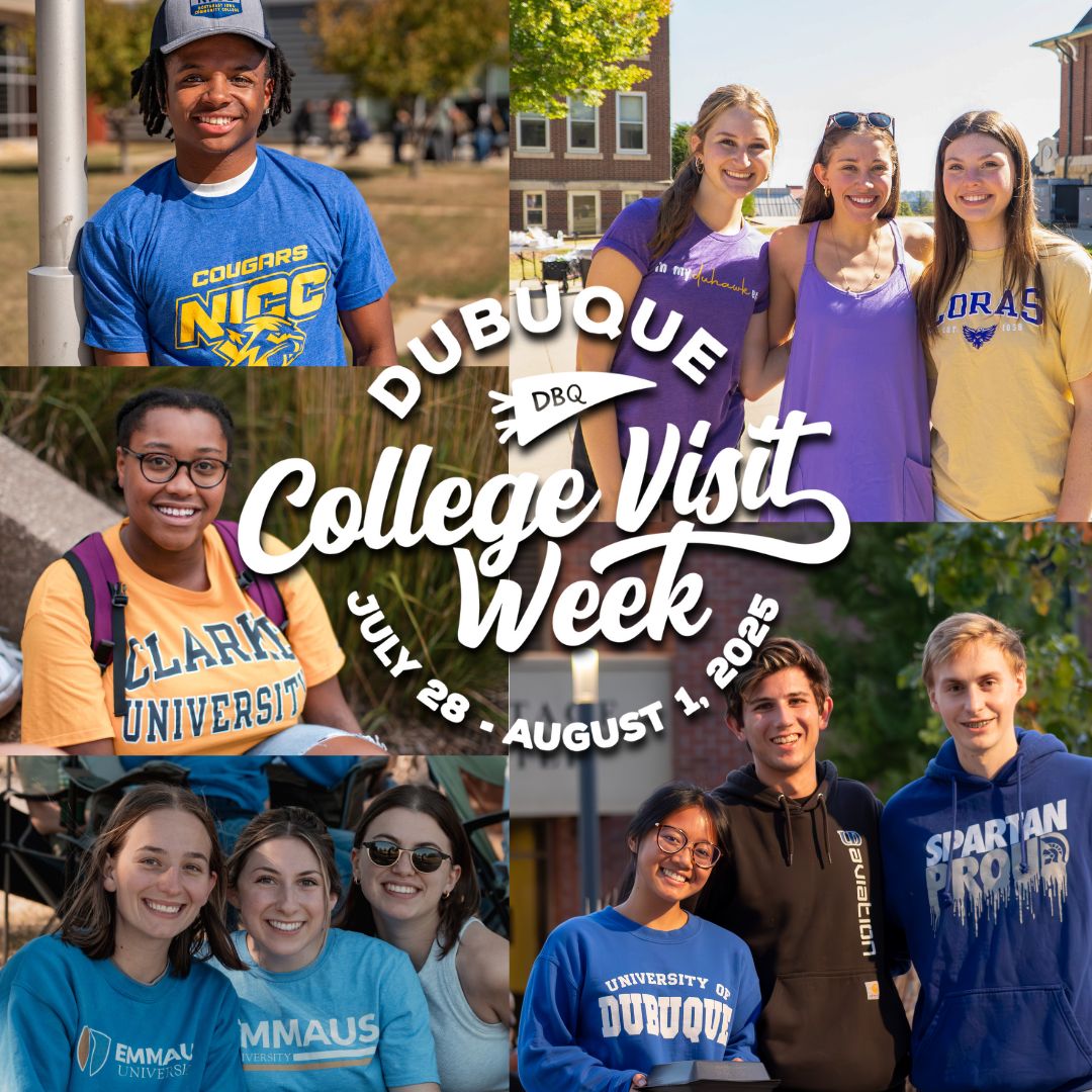 University of Dubuque (@udubuque) on Twitter photo Get a closeup look at Dubuqueâs outstanding educational opportunities during Dubuque College Visit Week! <a href="/ClarkeU/">Clarke University</a>, <a href="/EmmausUni/">Emmaus University</a>, <a href="/lorascollege/">Loras College</a>, and #UDubuque have partnered once again to help you choose your dream school đ
đSchedule a visit: dbqcollegevisit.com Get a closeup look at Dubuqueâs outstanding educational opportunities during Dubuque College Visit Week! <a href="/ClarkeU/">Clarke University</a>, <a href="/EmmausUni/">Emmaus University</a>, <a href="/lorascollege/">Loras College</a>, and #UDubuque have partnered once again to help you choose your dream school đ
đSchedule a visit: dbqcollegevisit.com
