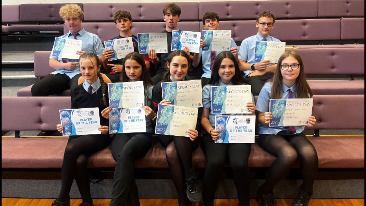Congratulations to our year 9/10 talented pupils who won certificates at our Sports presentation assembly today. 👏👏👍💪