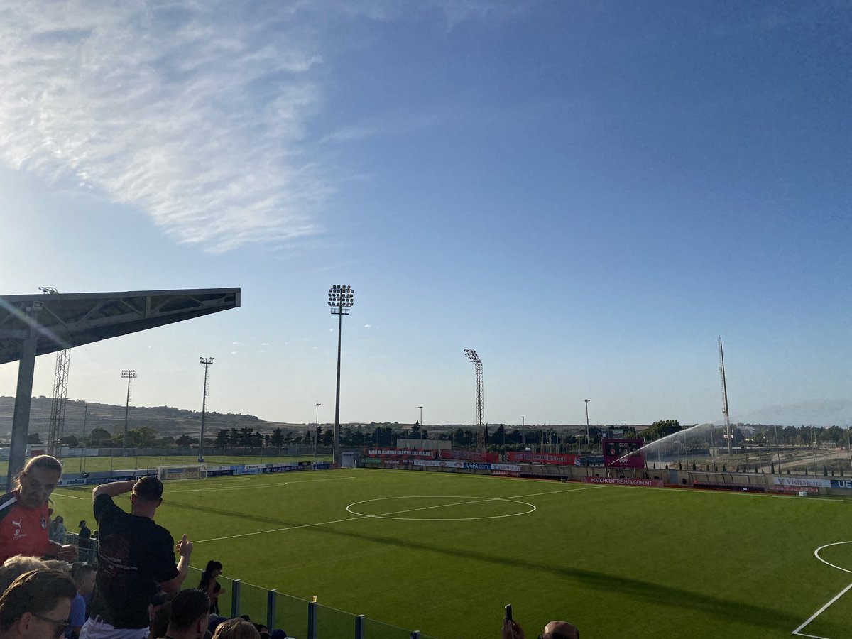 aristou8's tweet image. Champions League Qualifiers In Malta GOR the 2nd leg between Hamrun Spartans and Zalgiris Vilnius #groundhopper #groundhopping #football #malta