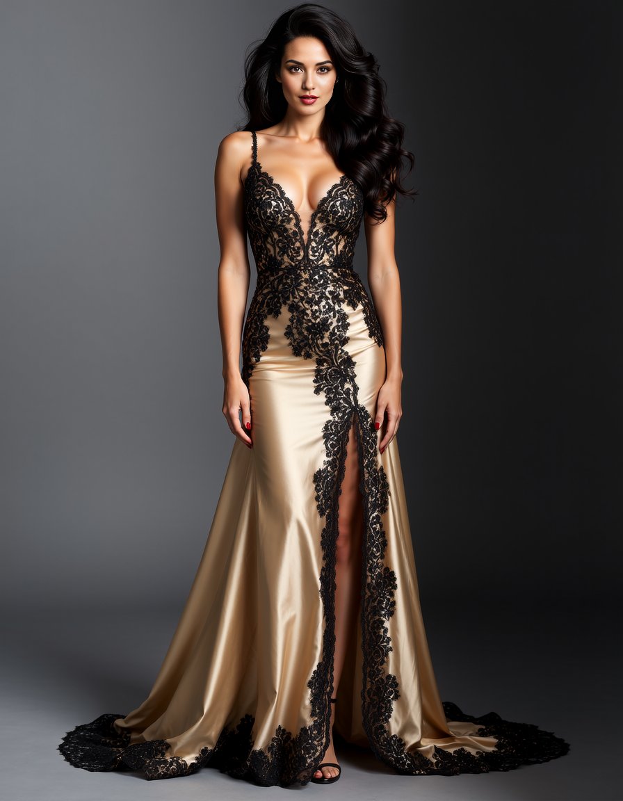 Paattii_25's tweet photo. Dressed to steal the show. You've been warned. 😉🖤🔥
#virtualinfluencer #aigirl #digitalcreator #virtualhuman #femmefatale #glamour #confidence #elegance #xpremium
#eveninggown #couture #blackandgolddress #lacedress #satindress #highslit #redcarpetlook #styleinspo #ootn https://t.co/mAS4JNO4ke