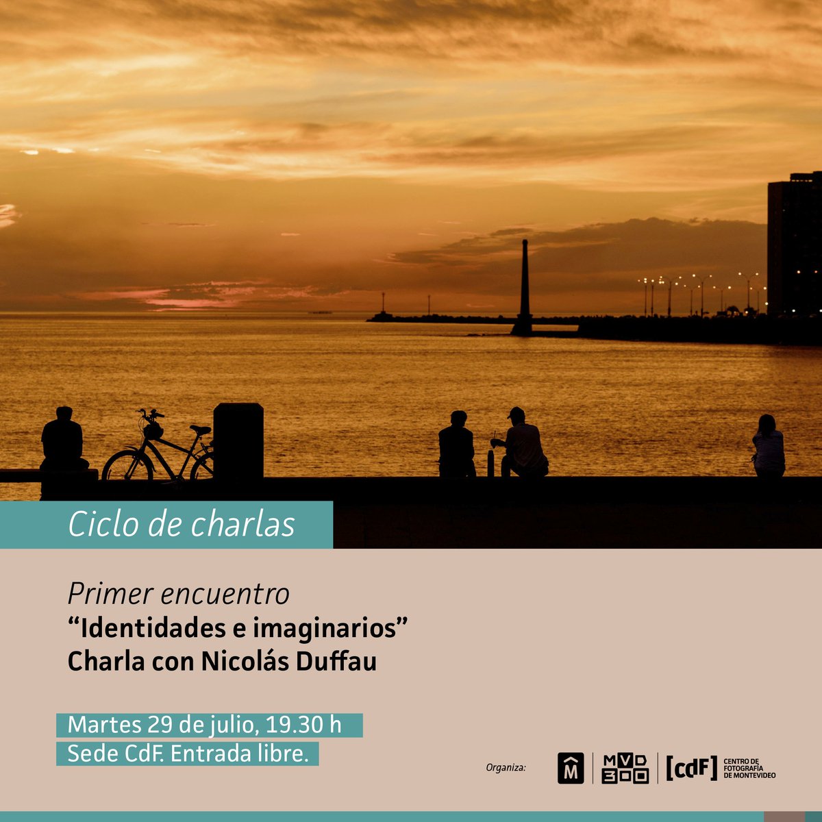 📣¡Nuevo ciclo de charlas! "Las imágenes de Nuestra Montevideo"

Tres encuentros para reflexionar sobre imágenes, ciudad e historia.

📆Martes 29/7, 19:30 h, en la Sede CdF, primera charla “Identidades e imaginarios” a cargo de Nicolás Duffau.

🔗+info: cdf.montevideo.gub.uy/actividad/las-…