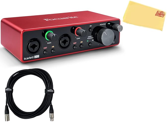 I just received a contribution towards Focusrite Scarlett 2i2 3rd Gen 2-in, 2-out USB Audio Interface Bundle with XLR Cable and Austin Bazaar Polishing Cloth - 2i2 3rd Gen - Bundle w/ XLR  from vikkutor_ via Throne. Thank you! throne.com/deathblooms #Wishlist #Throne