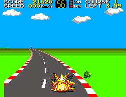 🎮 - The A-Z of SEGA Master System 
📚H is for...HANG ON 🏍️🏁

🌟Review: SEGA POWER-80%📈
"Coin-op two-wheeler affair. Fast road racer, which lacks visually, but makes up for the deficit with sheer exhilaration and speed, it's quite spectacular to play"

#⃣ #Retrogaming 🕹️