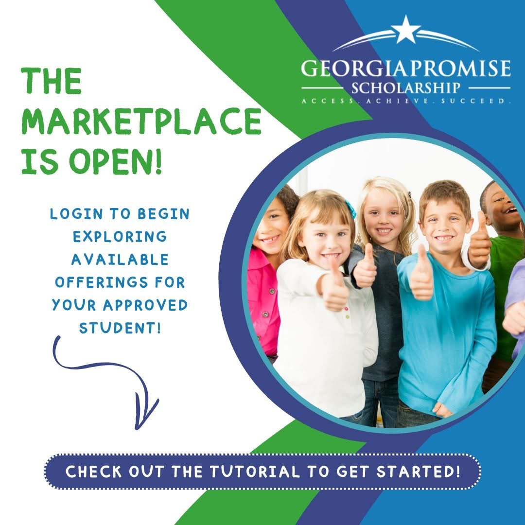 LtGovJonesGA's tweet image. Lt. Governor Burt Jones Announces Georgia Promise Scholarship Marketplace Opens
“I am very happy to see that the Georgia Promise Scholarship, along with the designated marketplace, is now a reality for parents across Georgia, who are working hard to meet their child’s unique…