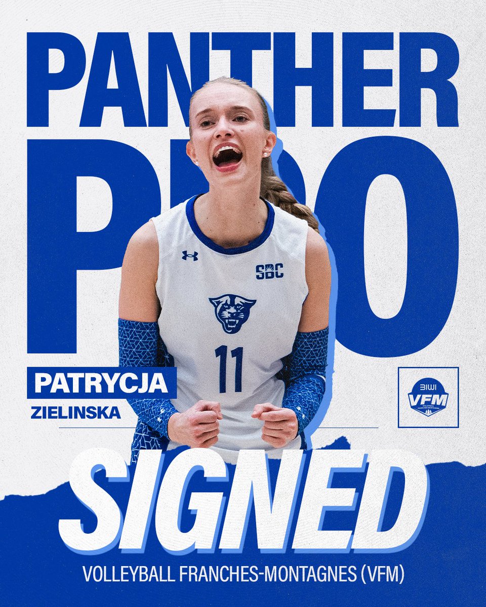 GSU_CourtVB's tweet image. Welcome to the Panther Pro club, Patrycja 🤝
📰 bit.ly/452z3mW
#LightItBlue