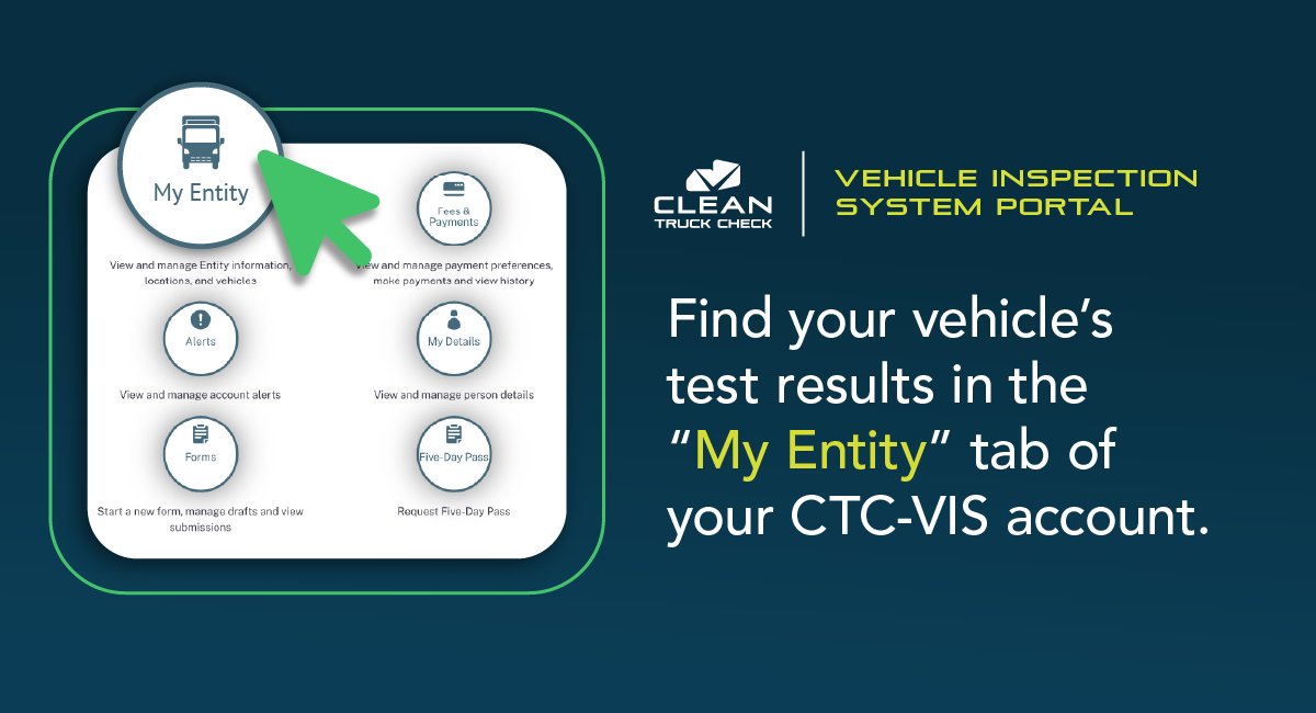 CARBTruckStop's tweet image. By popular demand: Vehicle IDs & printable OBD test results are now live in CTC-VIS!
Log in to view and print your vehicle’s #CleanTruckCheck OBD test results, including the vehicle ID: bit.ly/4dyTieW
