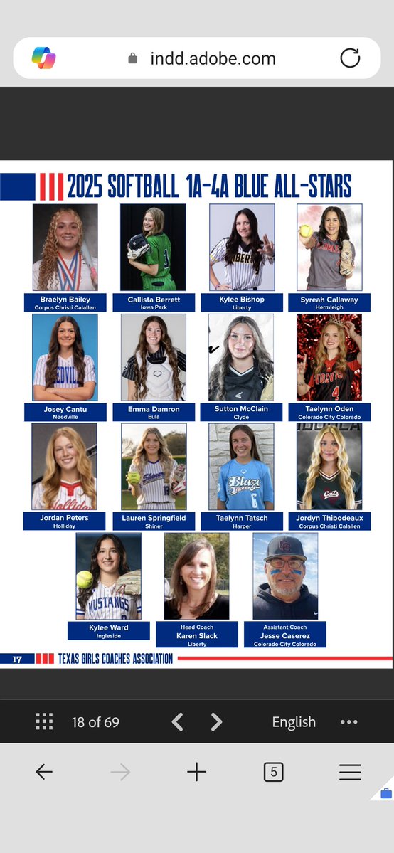 Braelyn Bailey (@braelynbailey13) on Twitter photo Excited for tonight! Playing in the TGCA All-Star game at Workman Junior High School in Arlington, TX along with <a href="/JordynThib55502/">Jordyn Thibodeaux</a> 🐾🥎 Let’s go Cat’s
<a href="/dale_serie/">Dale Serie</a> <a href="/rshawn7520/">Rodney Williams</a> <a href="/UTAMavsSB/">UTA Softball</a> <a href="/Calallen_SBall/">Calallen Wildcats Softball</a> Excited for tonight! Playing in the TGCA All-Star game at Workman Junior High School in Arlington, TX along with <a href="/JordynThib55502/">Jordyn Thibodeaux</a> 🐾🥎 Let’s go Cat’s
<a href="/dale_serie/">Dale Serie</a> <a href="/rshawn7520/">Rodney Williams</a> <a href="/UTAMavsSB/">UTA Softball</a> <a href="/Calallen_SBall/">Calallen Wildcats Softball</a>