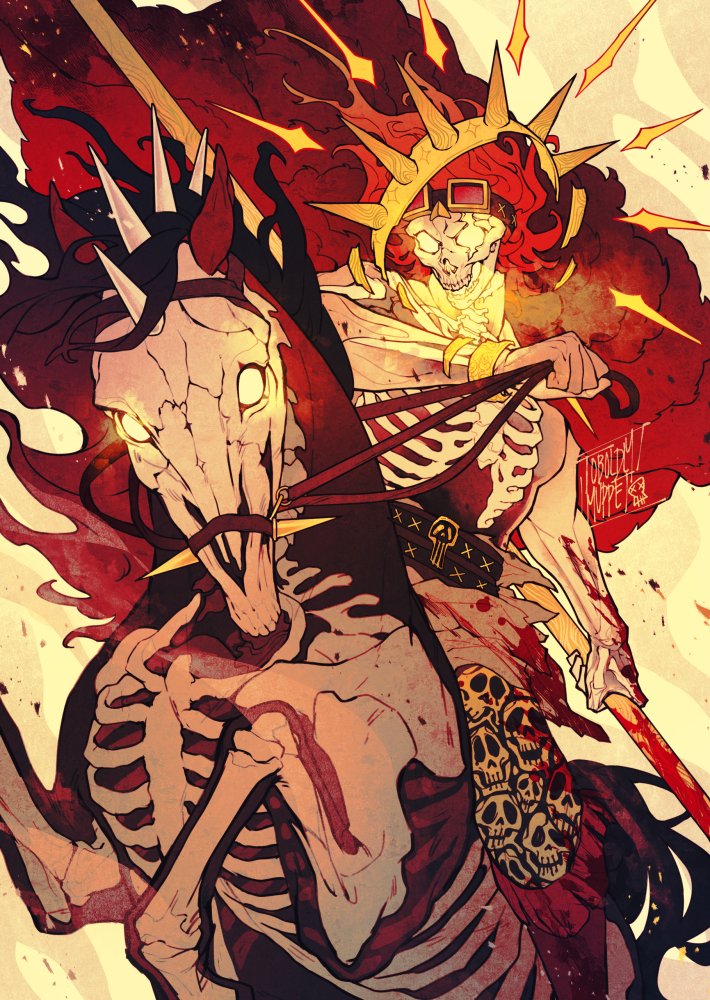 toboldlymuppet's tweet image. god of death ☠️
my kid piece for @kidpirateszine