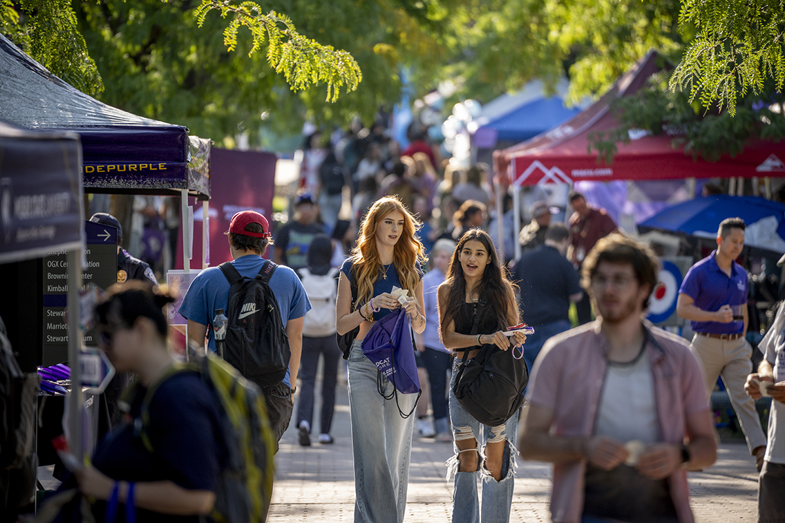 WeberStateU's tweet image. This could be your fall 👀
There's still time to join us.
Visit weber.edu/registration to be part of the fun at Weber State.