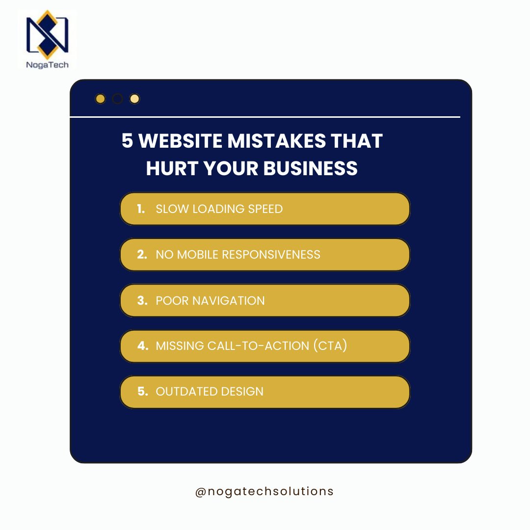 NogaTechLLC's tweet image. Most websites fail not because of poor ideas — but poor execution.

Whether you’re launching a startup or scaling your brand — we create digital experiences that work.

#NogaTechSolutions #WebDevelopmentExperts #BusinessWebsiteTips #WebsiteDesignDoneRight #BuildNotFix