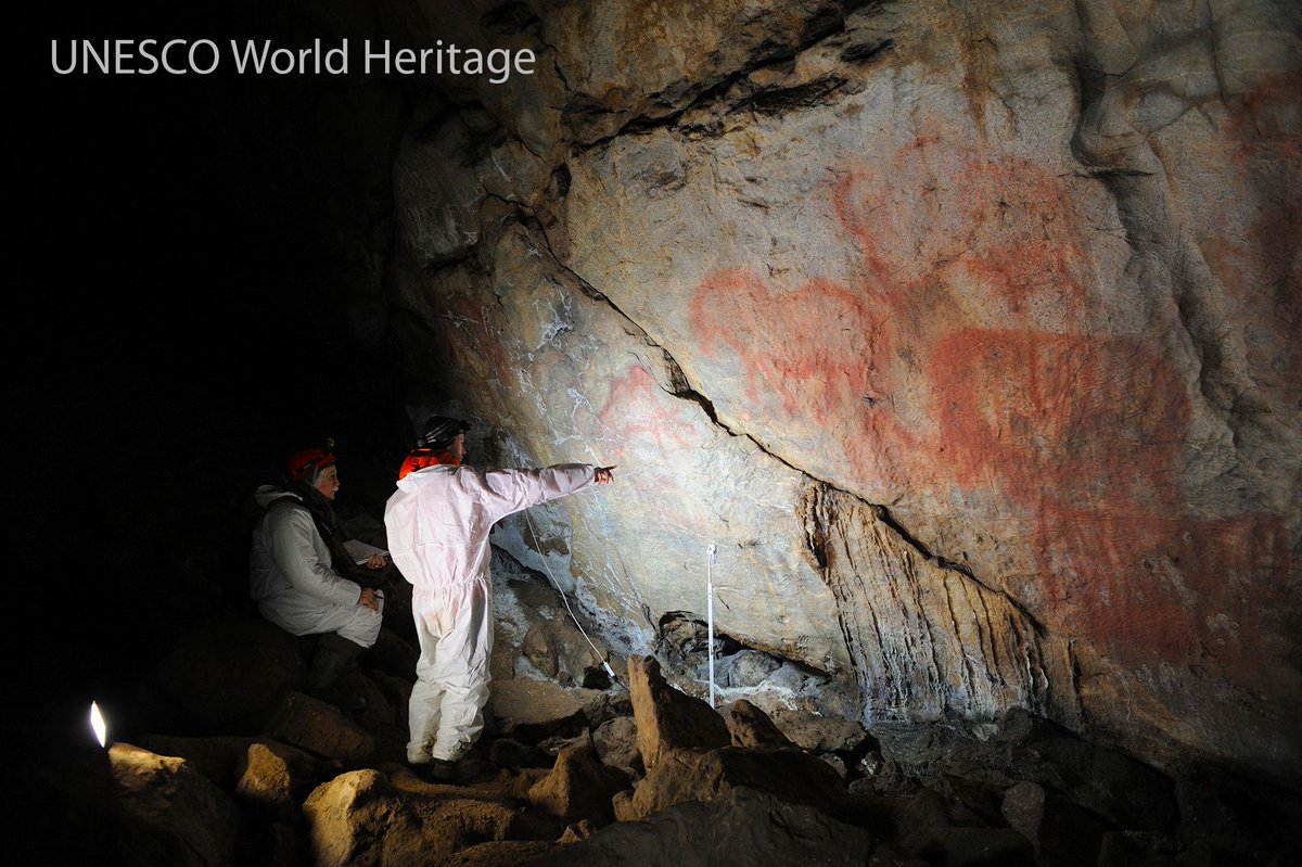 The Shulgan-Tash Cave in the Republic of Bashkortostan, famous for its Paleolithic rock paintings, has been recognized as a UNESCO World Heritage Site!✨ -  miniurl.be/r-6bl8