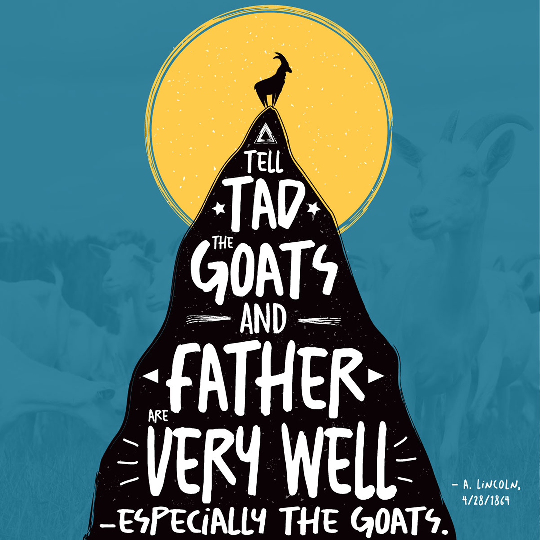 ALPLM's tweet image. Tad Lincoln died #OnThisDay in 1871. He loved animals, and his father doted on him. "Tell Tad the goats and father are very well -- especially the goats," #AbrahamLincoln once wrote to Mary.
#ALPLM #AbrahamLincoln #AbeSays