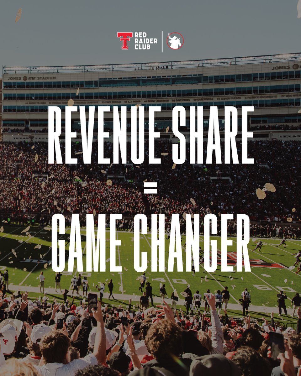 MatadorClubOrg's tweet image. For some schools, revenue sharing is a burden. For Texas Tech, it’s a game changer. We’re ready to compete at the highest level and your support makes that possible. Revenue Share lets Texas Tech play big - and win bigger.
redraiderclub.com/give