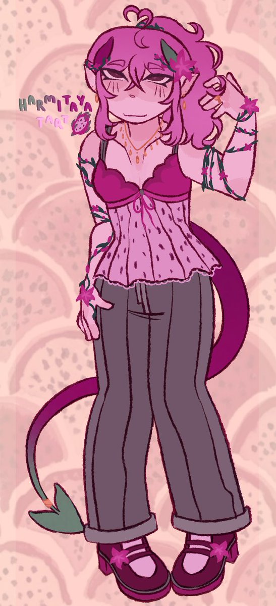 crushedbeetul's tweet image. birthday over so im back to making these strawberry shortcake inspired designs #harmmonyfanart #harmmony #infusesmp