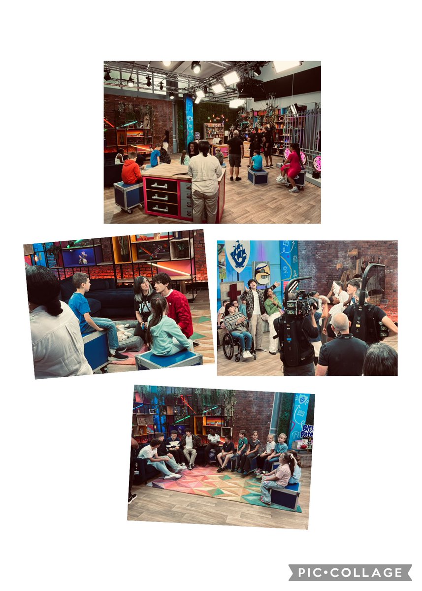 What an experience Yr4 have had today! We were invited to be the audience for the filming of a Blue Peter episode. The episode will be broadcast in late October so watch this space…