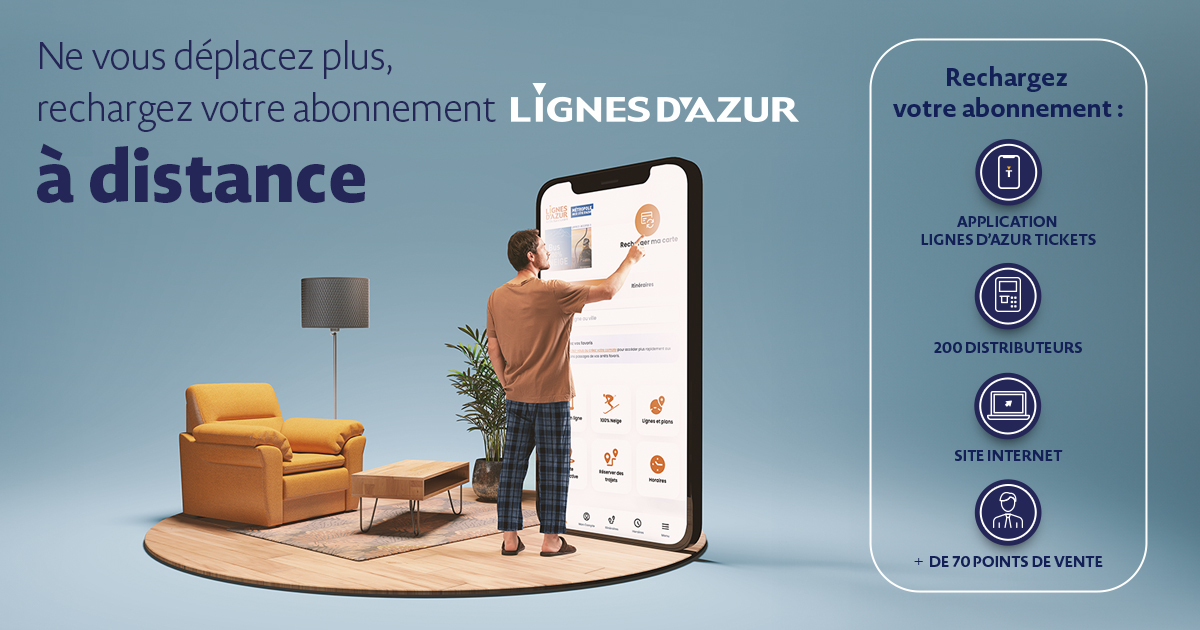 🎒 À la rentrée, évitez les files d’attente : rechargez votre abonnement Lignes d’Azur sans attendre !
👉 Appli Lignes d’Azur Tickets, distributeurs, site ou points de vente : tout est prêt !
🔗 lignesdazur.com/gagnez-du-temp…

#ILoveNice