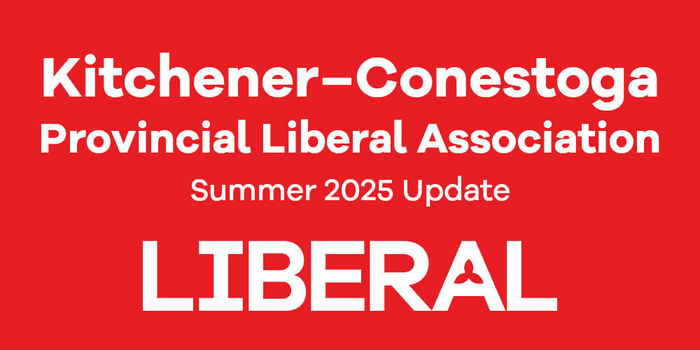 For the latest on what's happening in our riding association, click the following link to read the Kitchener–Conestoga PLA's Summer 2025 Update newsletter: bit.ly/kitconnews25