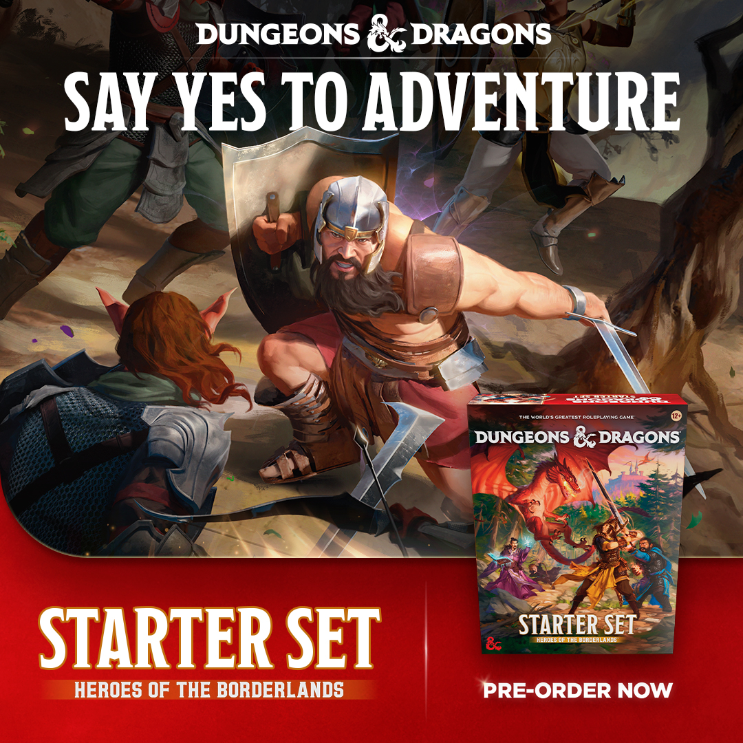 DnDBeyond's tweet image. Want to introduce your crew to D&D? This is the perfect place to start.
Pre-order the Heroes of the Borderlands Ultimate Bundle now: dndbeyond.link/DDB-Borderland…