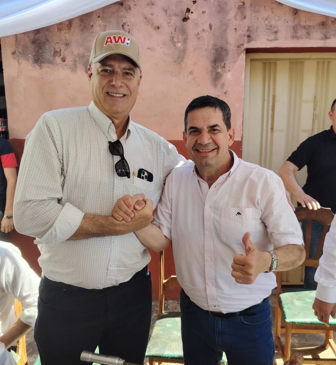 Arnoldo Wiens acompañando la candidatura a intendente de Yaguaron de Alejandro Recalde por el movimiento Fuerza Republicana, nosotros prestos a acompañar 100% candidaturas del movimiento colorado Añetete en otros distritos. La disidencia a paso firme