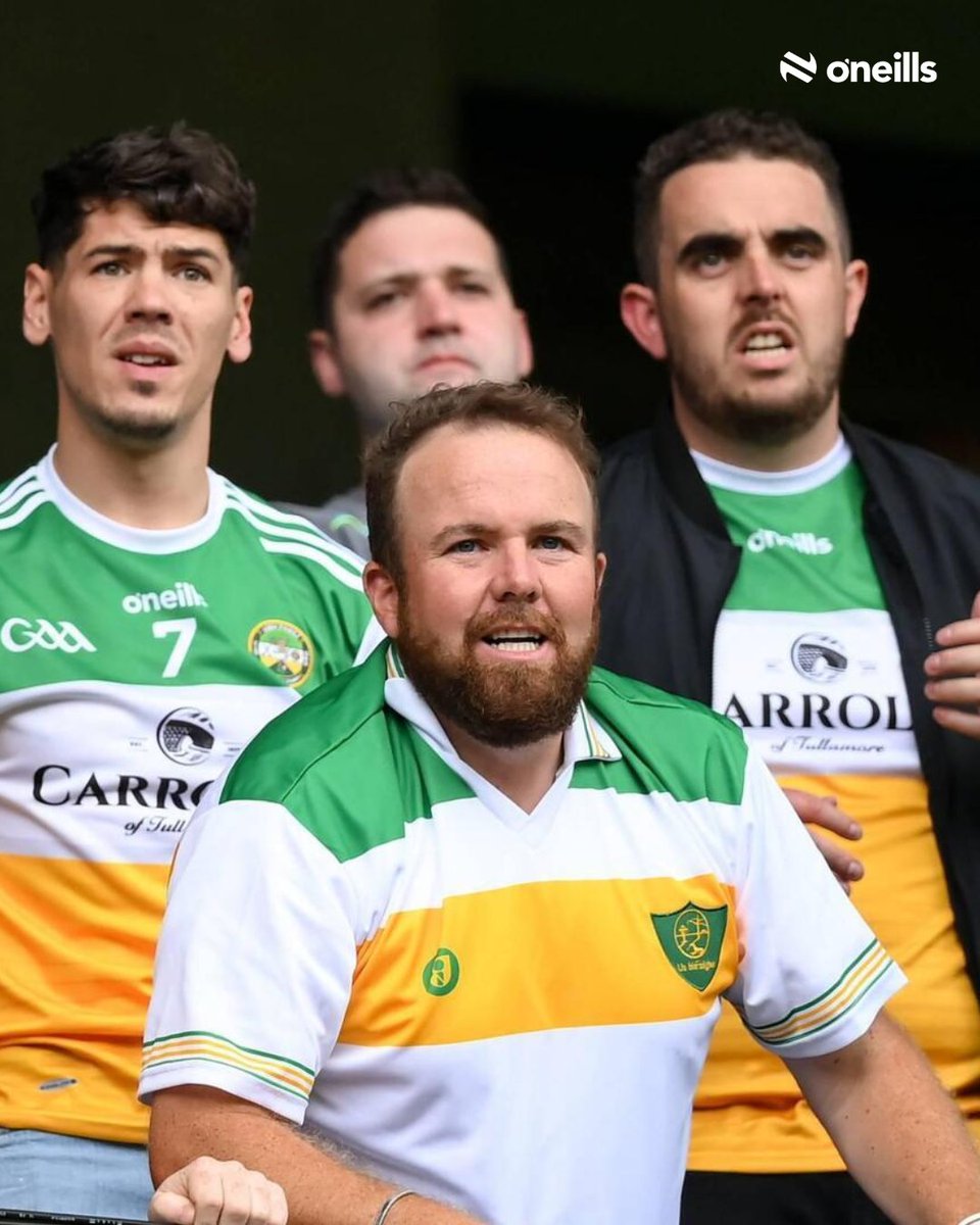 ONeills1918's tweet image. Offaly through and through! 💚🤍💛
Best of luck to Shane Lowry at The Open this week!
#GAA #ShaneLowry #TheOpen #ONeills #ONeillsSportswear