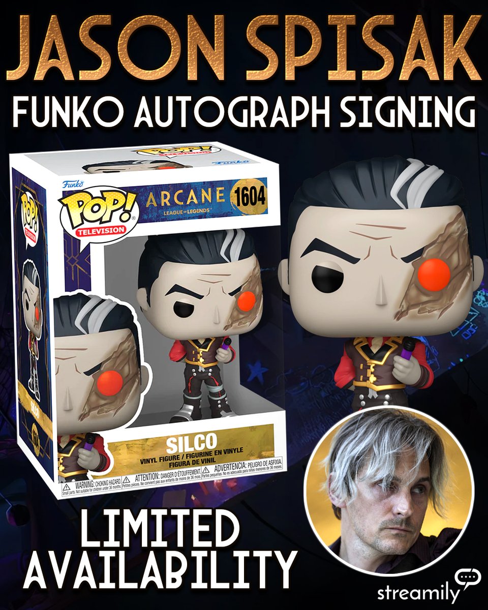 StreamilyLive's tweet photo. 🔥 LIMITED SILCO FUNKO DROP! 🔥
Jason Spisak is signing Silco Funkos with Streamily! Limited Supply!
.
https://t.co/NC0zT6tytU.
.
#JasonSpisak #Silco #Arcane #ArcaneNetflix #SilcoFunko #FunkoDrop #FunkoPop #Streamily #LeagueOfLegends #ArcaneSilco #CollectorAlert #FunkoCollector https://t.co/UdIuEWoh8w