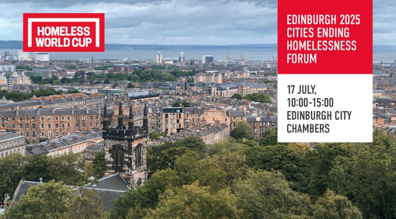 Homeless World Cup (@homelesswrldcup) on Twitter photo There are still spaces left for the free Edinburgh Cities Ending Homelessness Forum (in person only) on Thursday at Edinburgh City Chambers. Join us for an incredible line up of speakers and interactive workshops: app.smartsheet.com/b/form/9cc92a7…
Find out more: homelessworldcup.org/cities-ending-… There are still spaces left for the free Edinburgh Cities Ending Homelessness Forum (in person only) on Thursday at Edinburgh City Chambers. Join us for an incredible line up of speakers and interactive workshops: app.smartsheet.com/b/form/9cc92a7…
Find out more: homelessworldcup.org/cities-ending-…