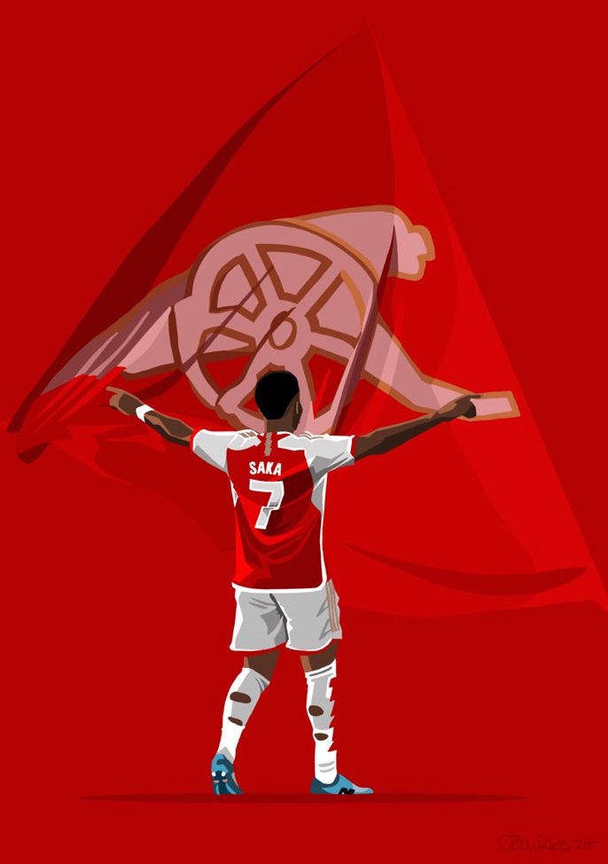 My dad’s number 7, 

my number 7,

my son’s number 7! 

❤️🤍 7️⃣ ❤️🤍

The Arsenal