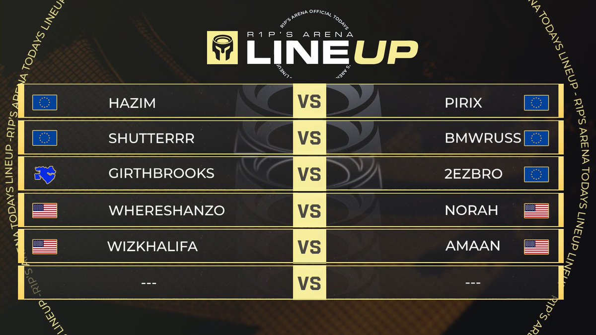 R1ps_Arena's tweet image. ‼️ We're Live with our NEW $2000 Season!
📷 @oFabz
twitch.tv/r1ps_arena