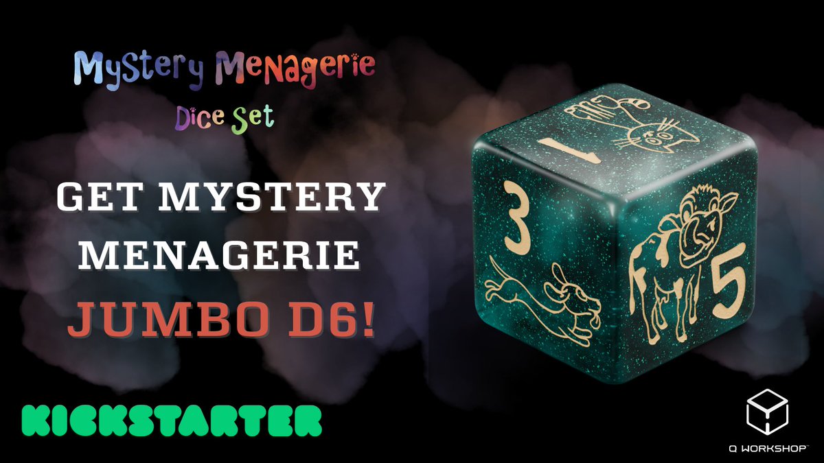 We have a surprise for you! Get your Mystery Menagerie Jumbo D6—check the link to see how! tinyurl.com/3mawkvvb